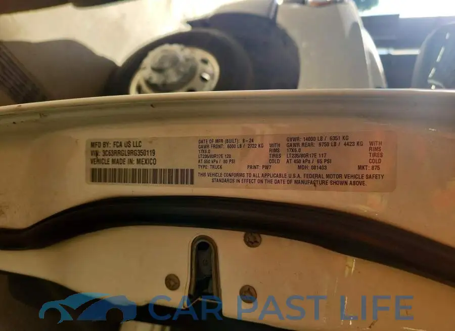 3C63RRGL9RG350119# 13