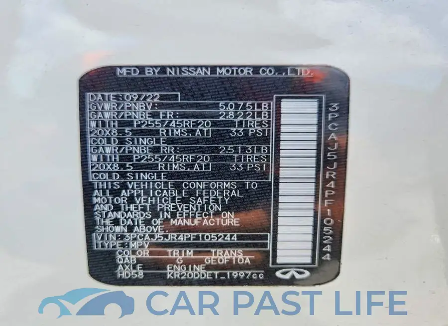 3PCAJ5JR4PF105244# 14