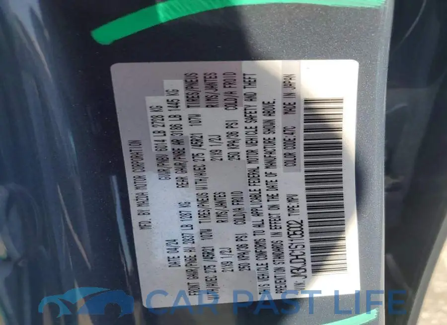 JM3KJDHC1S1105002# 14