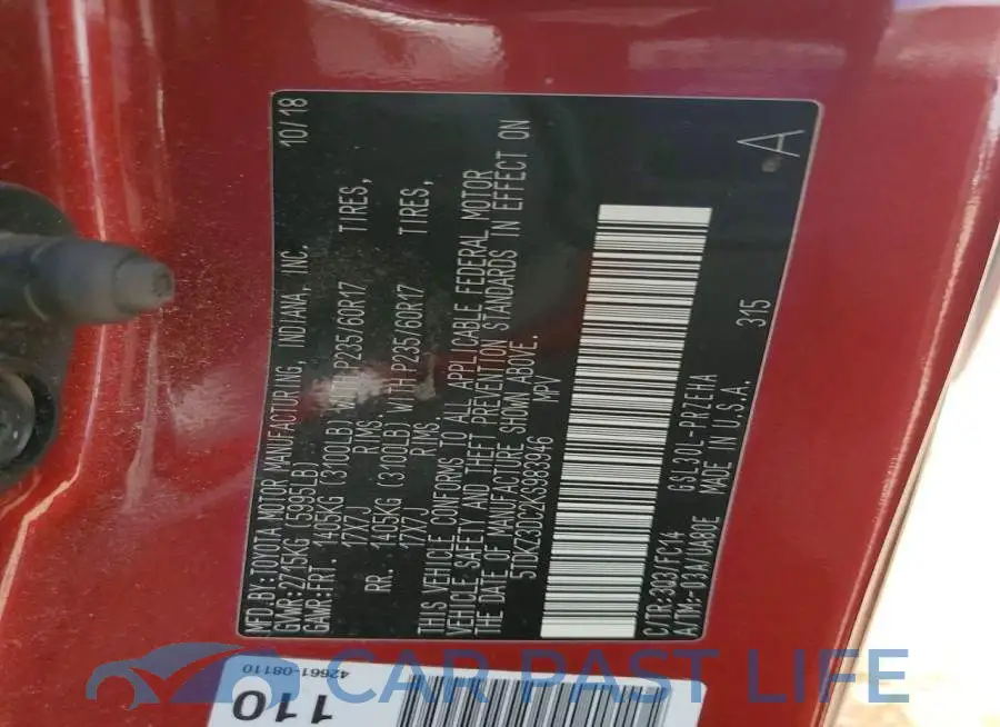 5TDKZ3DC2KS983946# 13