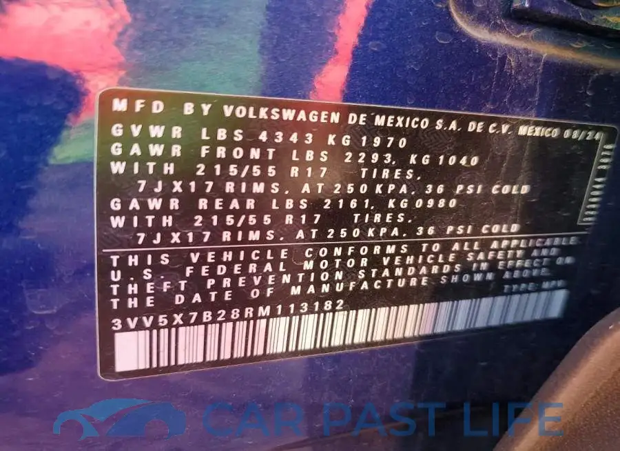 3VV5X7B28RM113182# 13