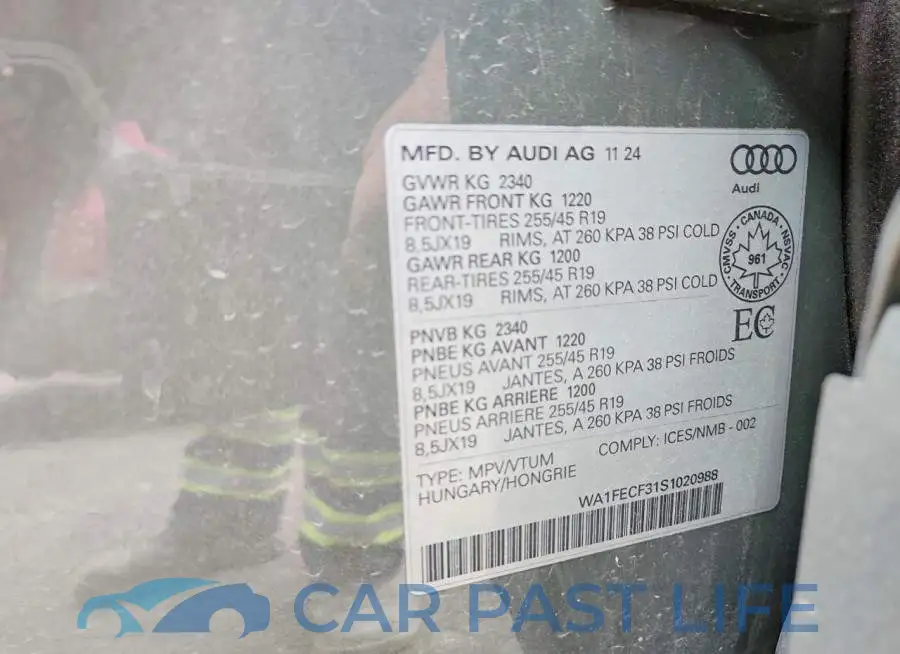 WA1FECF31S1020988# 14