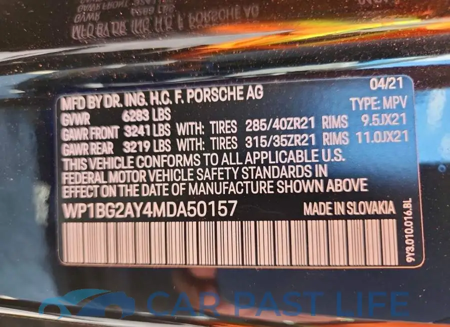 WP1BG2AY4MDA50157# 14