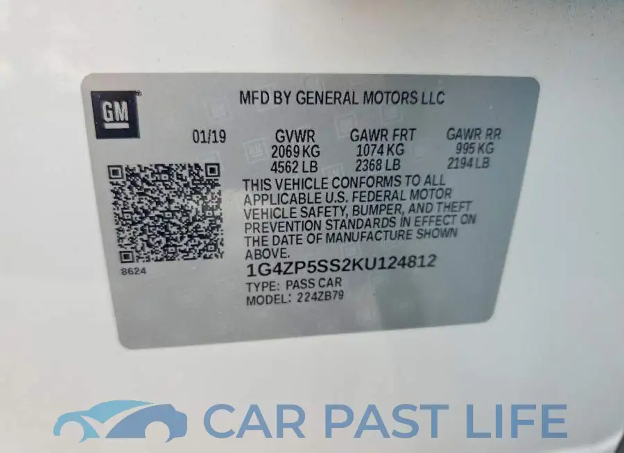1G4ZP5SS2KU124812# 12