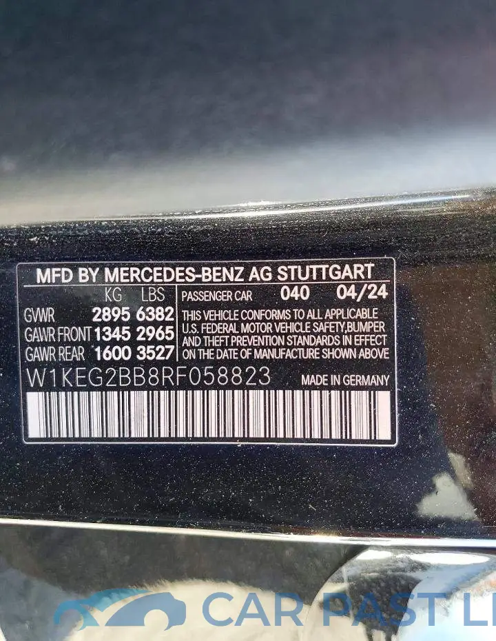 W1KEG2BB8RF058823# 13