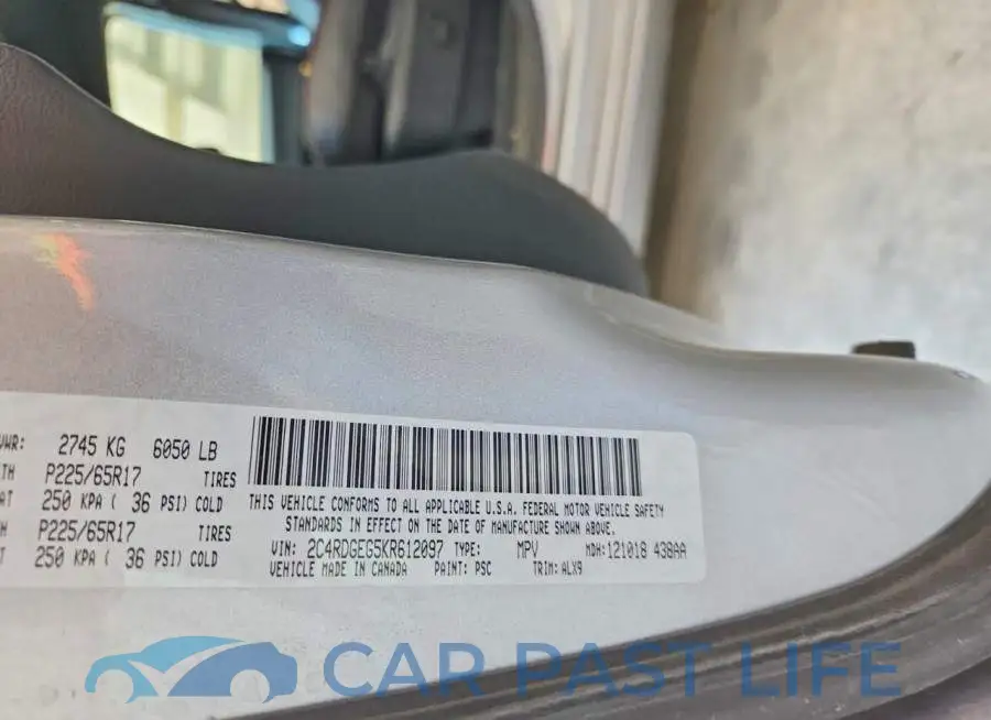 2C4RDGEG5KR612097# 13