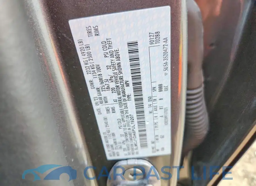 5LMCJ1DA6PUL19207# 13