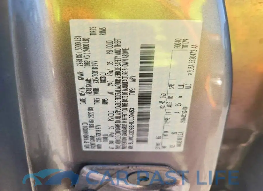 5LMCJ2D98HUL09453# 13