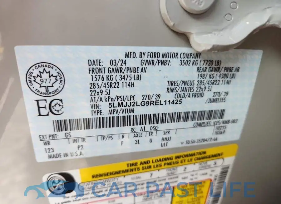 5LMJJ2LG9REL11425# 14