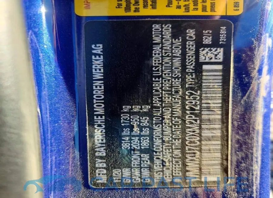 WMWXU7C0XM2P12952# 13