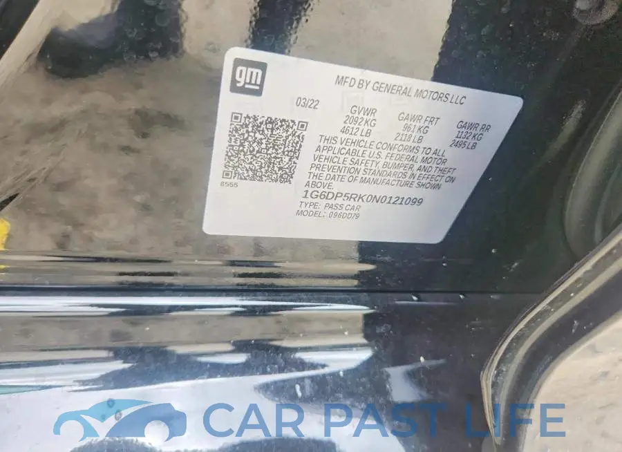 1G6DP5RK0N0121099# 12