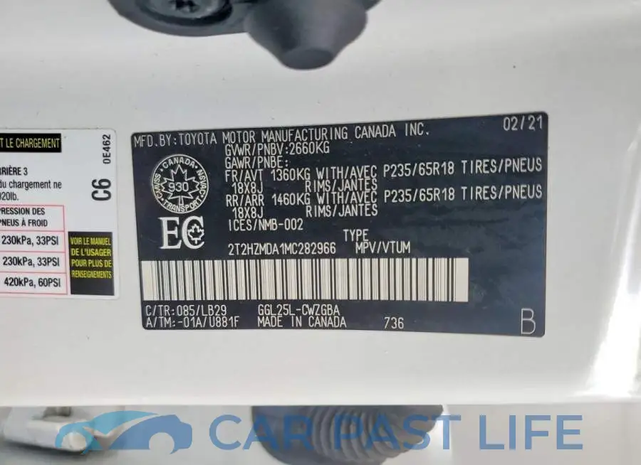 2T2HZMDA1MC282966# 14