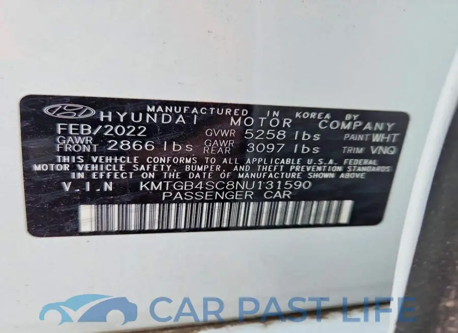 KMTGB4SC8NU131590# 12