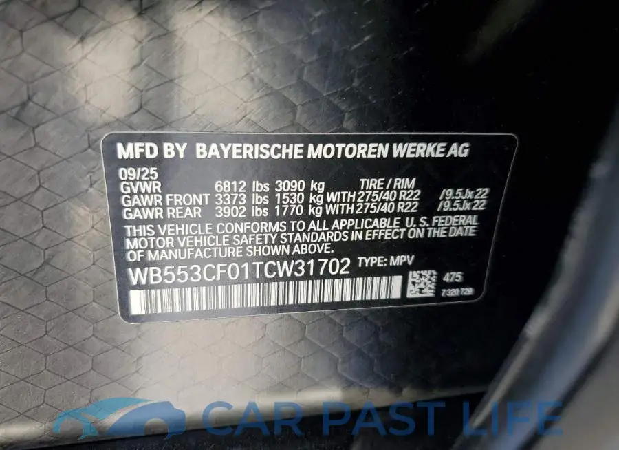 WB553CF01TCW31702# 13