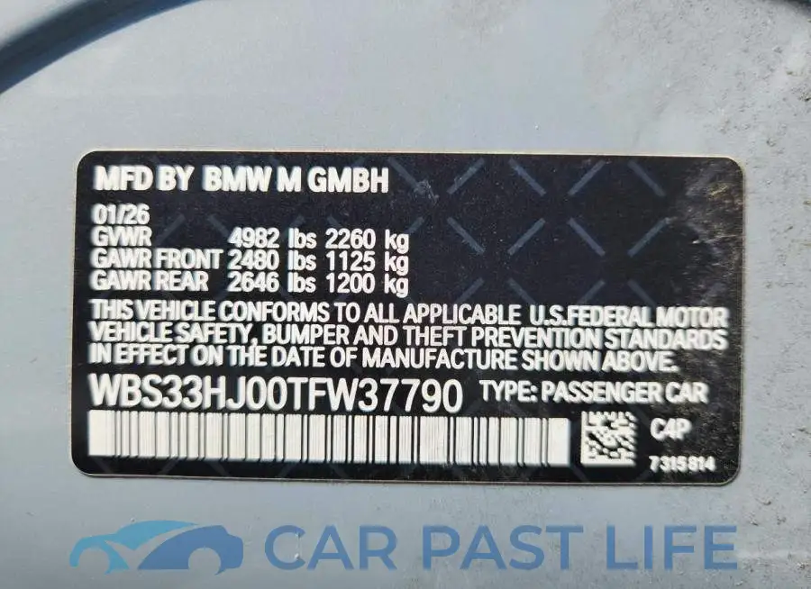 WBS33HJ00TFW37790# 13