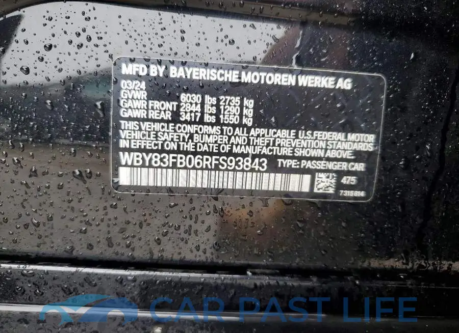WBY83FB06RFS93843# 12