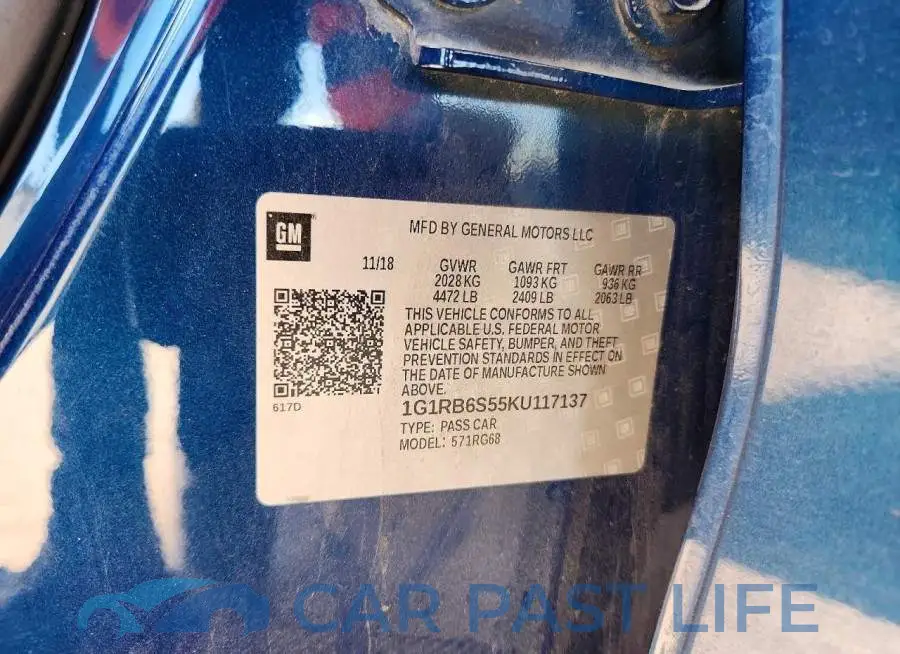 1G1RB6S55KU117137# 12
