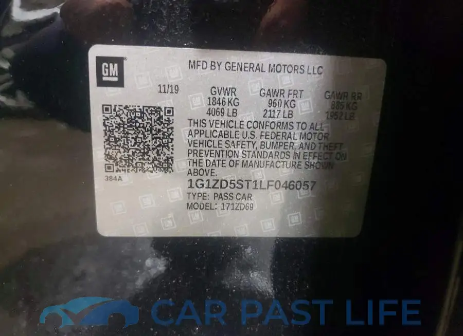 1G1ZD5ST1LF046057# 13