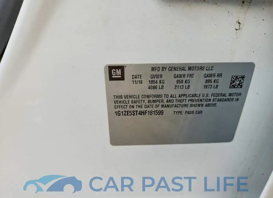1G1ZE5ST4HF181599# 13