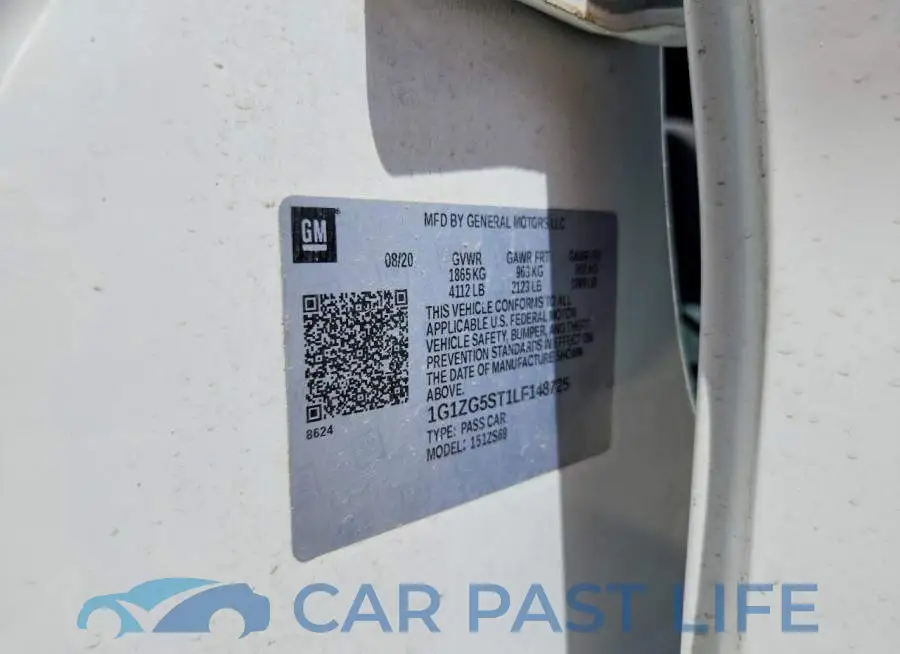 1G1ZG5ST1LF148725# 12