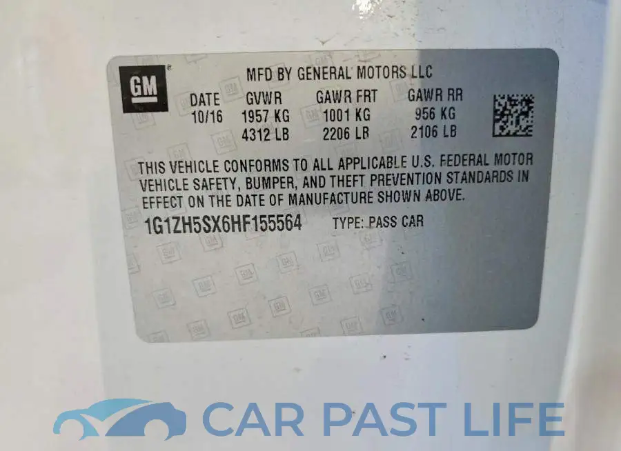 1G1ZH5SX6HF155564# 13