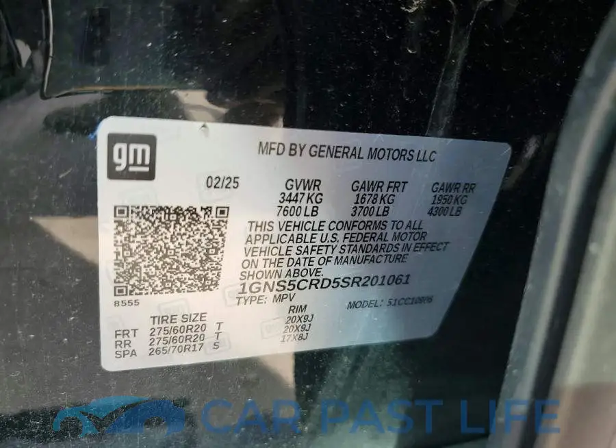 1GNS5CRD5SR201061# 14