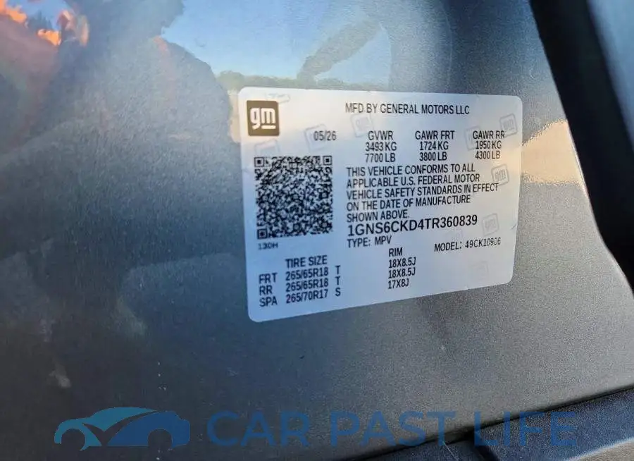 1GNS6CKD4TR360839# 13