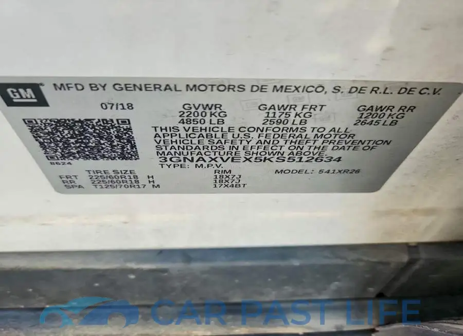 3GNAXVEX5KS512634# 13