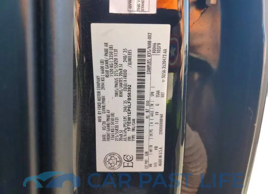 1FTEW1EP6LFB58392# 12