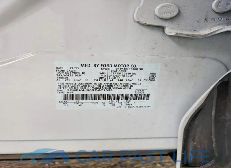 2FMPK4J96RBA71059# 13