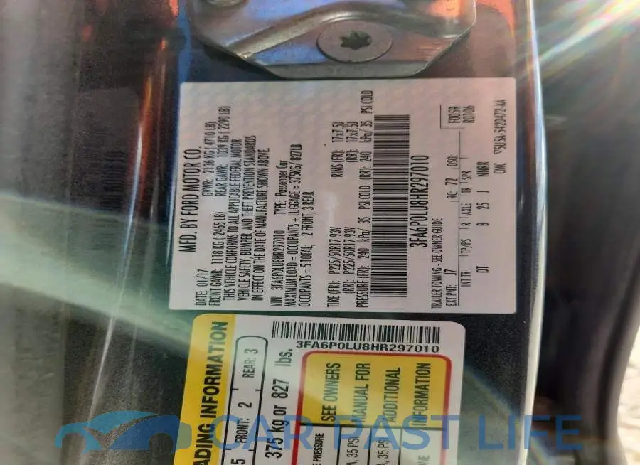 3FA6P0LU8HR297010# 12