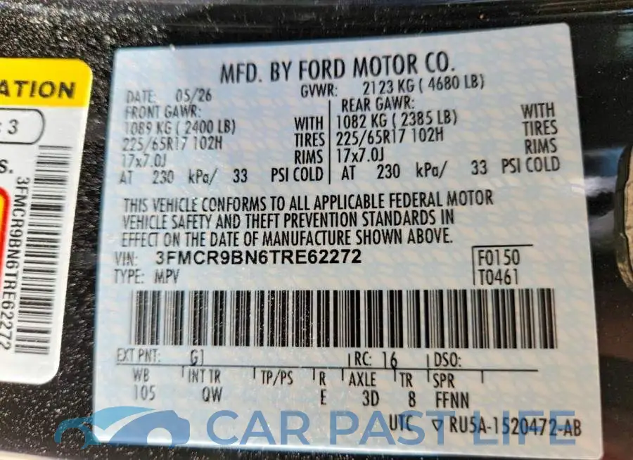 3FMCR9BN6TRE62272# 14