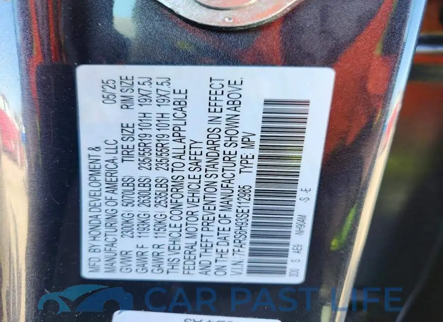 7FARS6H93SE112985# 14