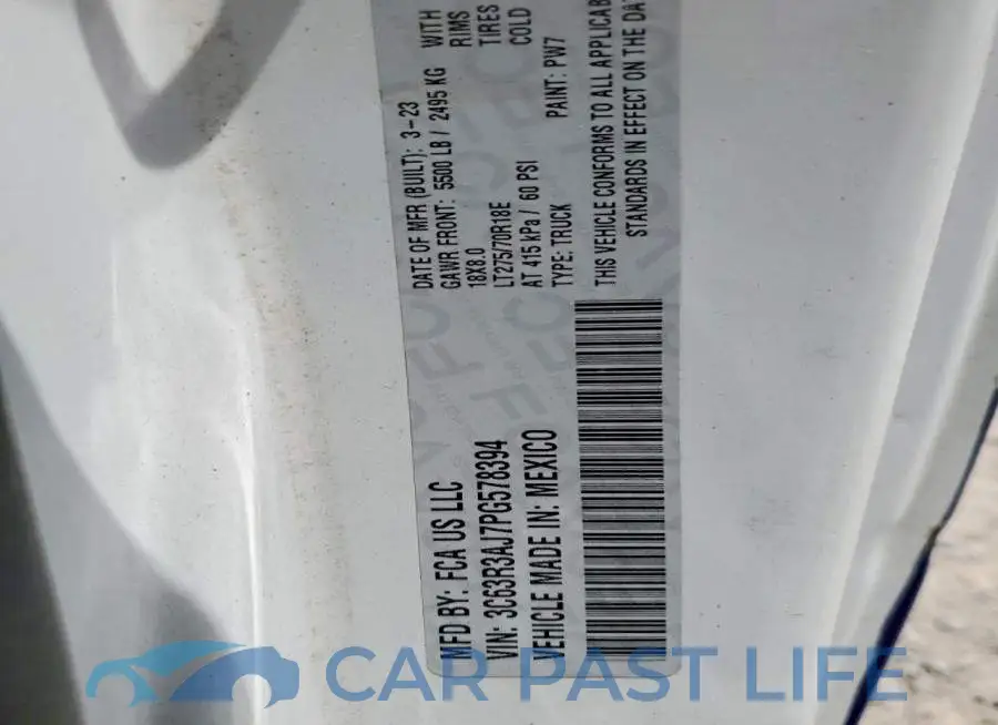3C63R3AJ7PG578394# 12