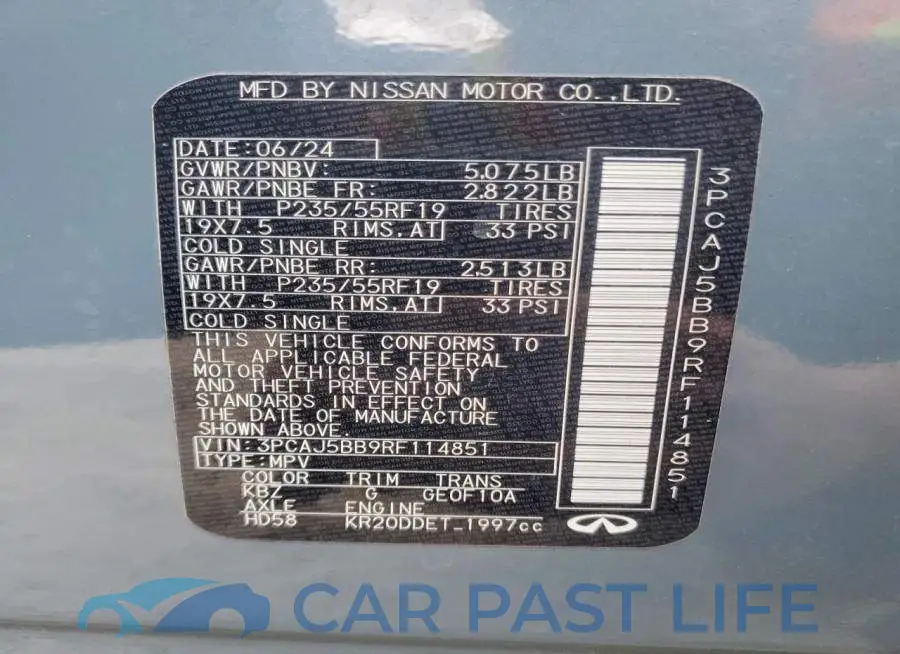 3PCAJ5BB9RF114851# 13