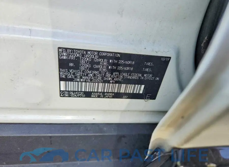 JTMEWRFV8LJ030521# 12