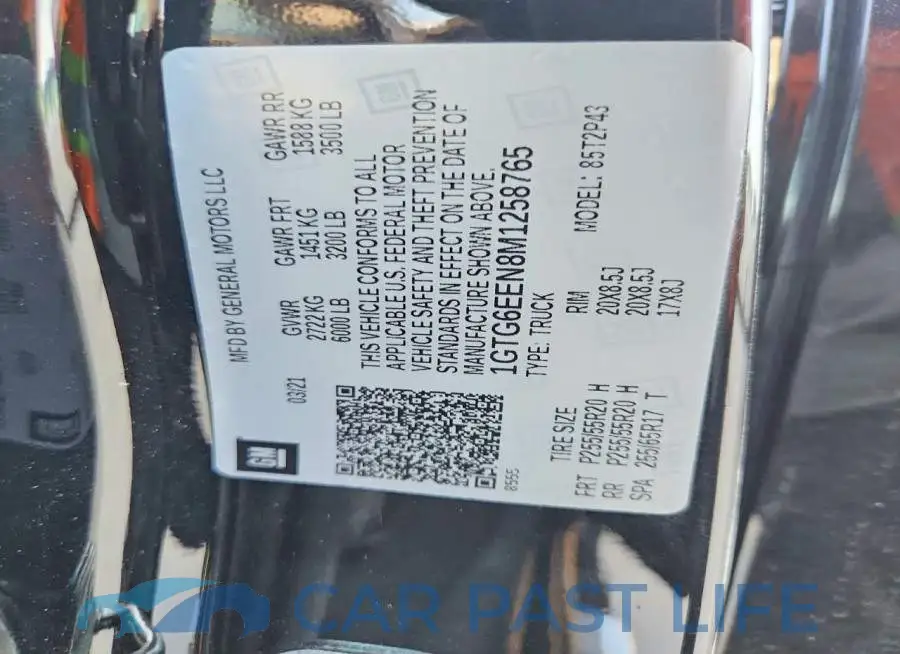 1GTG6EEN8M1258765# 12