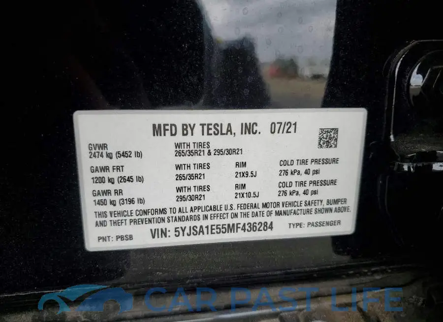 5YJSA1E55MF436284# 13