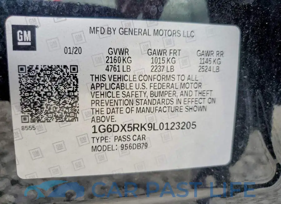 1G6DX5RK9L0123205# 12
