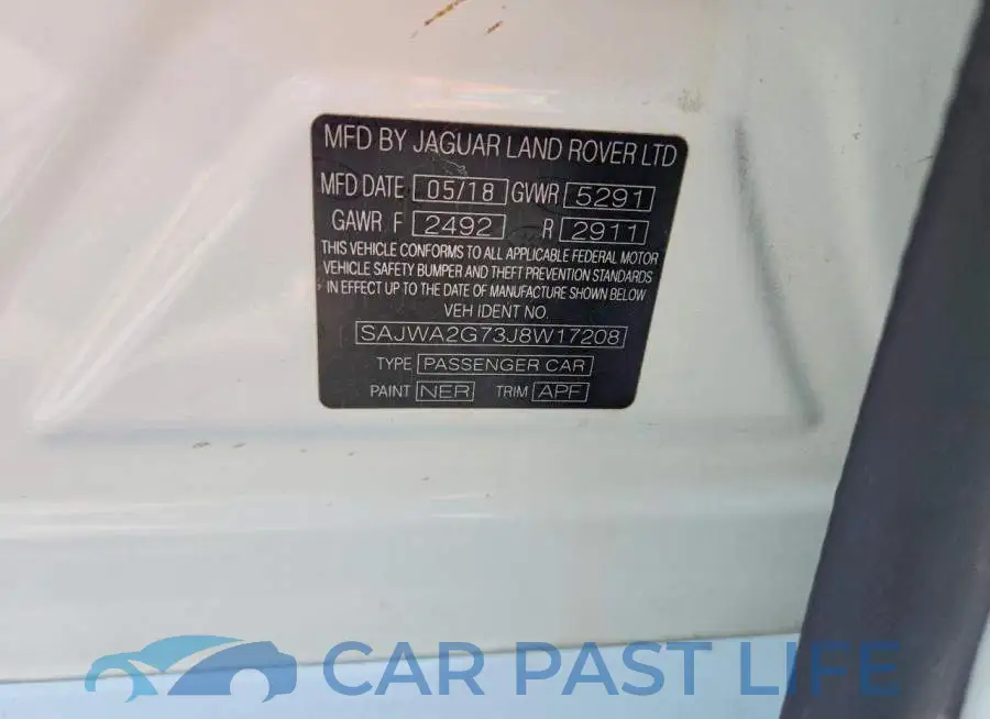 SAJWA2G73J8W17208# 12