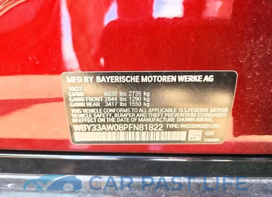 WBY33AW08PFN81822# 12
