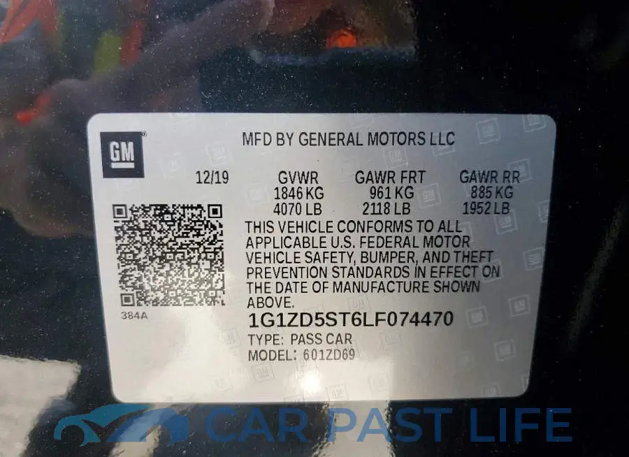 1G1ZD5ST6LF074470# 12