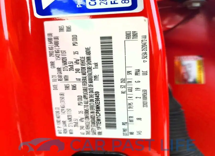 1FTEW1CP8MKE98459# 12