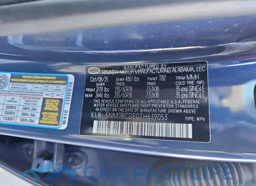 5NMJBCDE0TH639053# 14