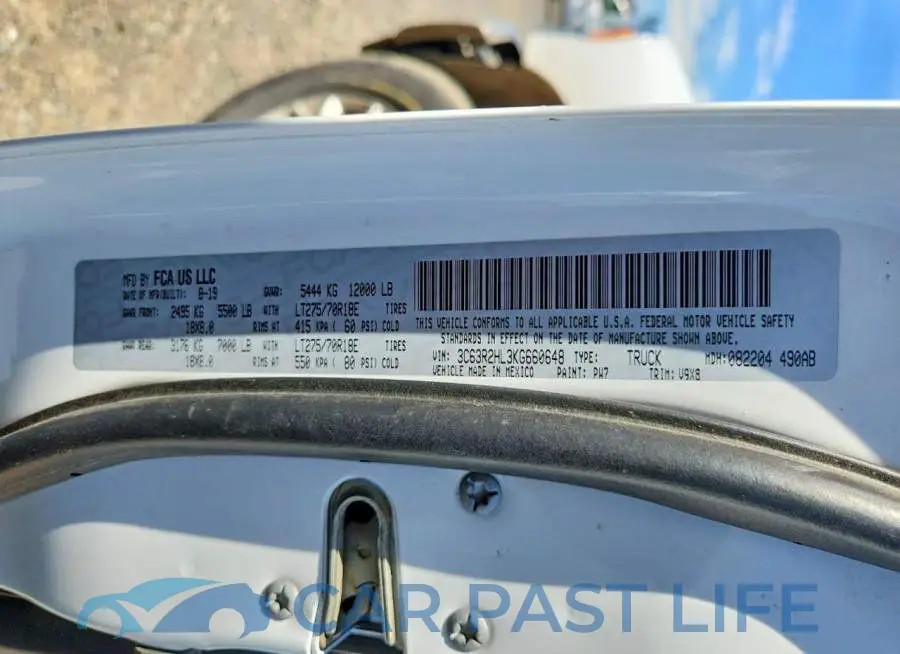 3C63R2HL3KG660648# 12