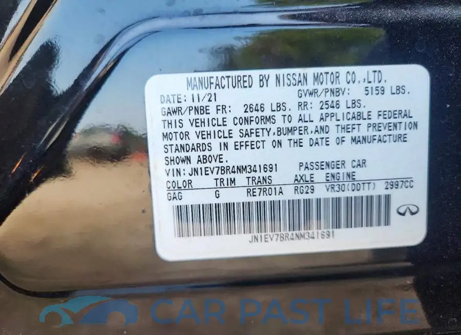 JN1EV7BR4NM341691# 12