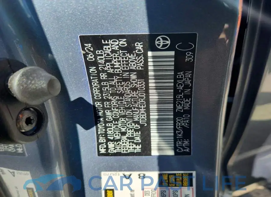 JTDBDMHE0RJ010331# 12
