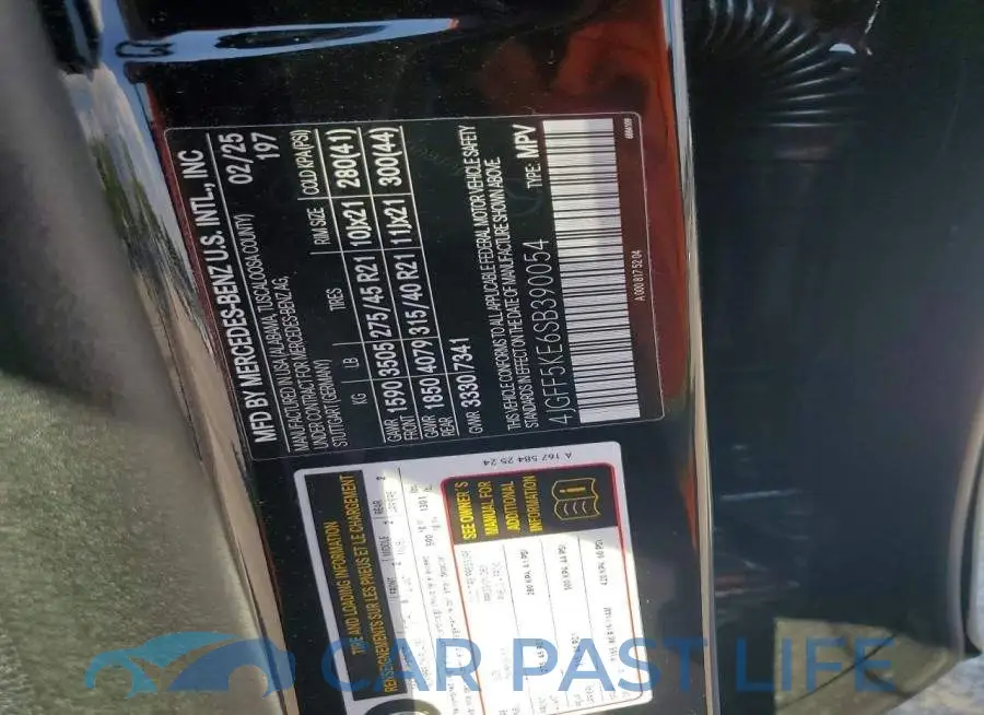 4JGFF5KE6SB390054# 13