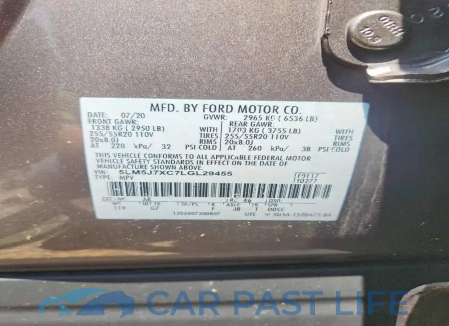 5LM5J7XC7LGL29455# 13