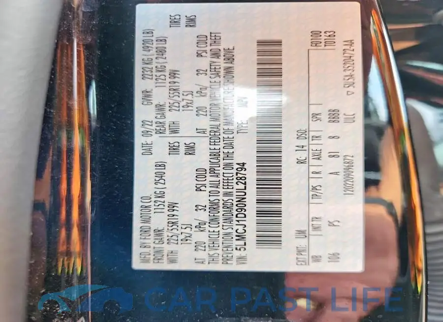5LMCJ1D90NUL28794# 13